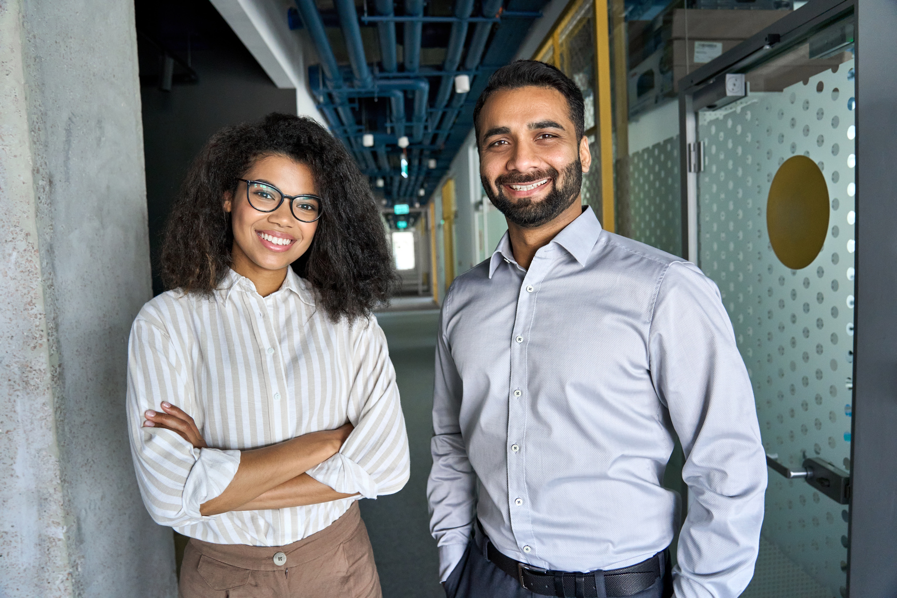 Two Happy Business Partners